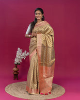 SC3538 - Tissue Gold Meena Butta Saree
